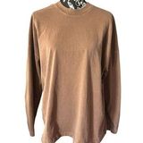 Joah Brown  Vintage Long-Sleeve Shirt Brown Cotton S/M Photo 0