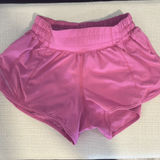Lululemon Lulu hotty hots pink size 0 2.5 inches Photo 0