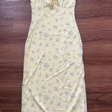 No Comment Yellow Spring Flower Dress Photo 0