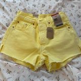 Levi's Levi’s Yellow 501 Jean shorts  Photo 0