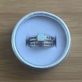 Amethyst Diamond CZ Ring Photo 0