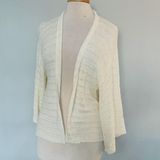 Anthropologie NWT Cream Ivory Boho Cardigan Sweater Photo 0