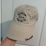 Life is Good  “Do What You Love Love What You Do” Baseball Cap Hat – Tan Photo 0