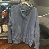 Aerie Oversized  blue henley with mockneck Photo 0