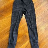 Spyder Active Black Camo Print Jogger Legging Photo 0