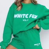 White Fox Boutique White Fox Offstage Sweater in Amazon Green Photo 0