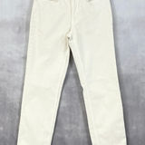 H&M ‎ Womens Jeans 4 High Rise Straight Leg Cream Minimalist Core Street Normcore Photo 0