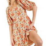 Kori  soft poly smocked bubble sleeve dress Photo 0