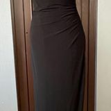 Ralph Lauren Lauren Evening Black Mesh Yoke Gown Photo 0