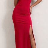 Club L  London Maxi Dress Red Photo 0