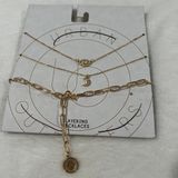 Urban Outfitters Gold Layered Necklace Set Photo 0