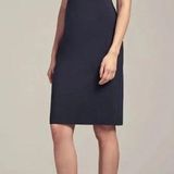 MM.LaFleur | Lydia Twist Strap Sheath Dress Midnight Blue Photo 0