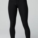 Fabletics Oasis Rib High-waisted Leggings In Black Photo 0