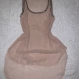 Soprano Pink Studded Sheer Tank Top Size Small Photo 0