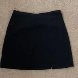 Cider Black Mini Skirt Photo 0