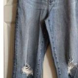Uniqlo Straight Leg Ripped Jeans Size 26 Photo 0