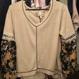 Tru Self Knit Balloon Sleeve Top Photo 0