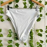 Aerie Pale Blue High Waisted Bikini Bottoms Photo 0