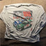 Vintage racing long sleeve shirt Gray Size XL Photo 0