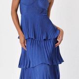 Lulus Cascading Crush Tiered MIDI Dress Photo 0