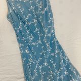 Lottie Moss Blue Floral Dress Photo 0