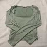 Sincerely Jules Green Square Neck Long sleeve Photo 0