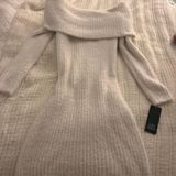 Wild Fable White Off The Shoulder Knit Dress Photo 0