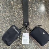 Lululemon Dual Wrist Pouch Black New With Tags Photo 0