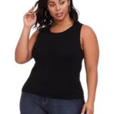 Torrid sleeveless scoop neck knit sweater black Size 1 Photo 0