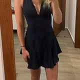 Lululemon Everlux Black Tennis Mini Dress 6 Photo 0