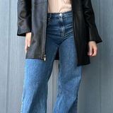 Worthington Vintage black lambskin leather jacket Photo 0