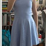AQUA Like new by Bloomingdales One Shoulder Dress Blue Photo 0