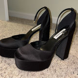 Steve Madden  Black Platform Heels Photo 0