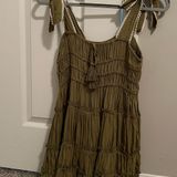 Chelsea and Violet Olive Green Dress Photo 0