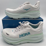 Hoka One Bondi 9 Womens Size 10 B Frost Cielo Blue Running Sneakers 1162012 FTCL White Photo 0