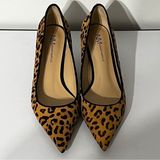 Neiman Marcus NM  Calf Hair Kitten Heel Pumps Photo 0