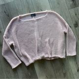 Wooden Ships Crew Sweater Light Pink Cotton M/L Photo 0