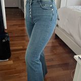 Anthropologie High Rise Boot Cut Jeans Photo 0