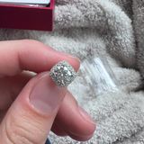 Sterling Silver Moissanite  Earrings Photo 0