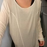 Vera Wang Solid White Long Sleeve Photo 0