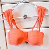 Cute orange bikini top! Never worn! Size M Photo 0