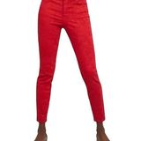Anthropologie | Pilcro stet skinny ankle jean red size 26 Measurements 28” inseam 14” waist Flat 9” rise Photo 0
