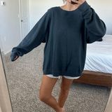 Athletic Works Oversized dark gray crew neck sweatshirt Photo 0