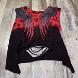 Affliction Short Sleeve Shirt Top Photo 0