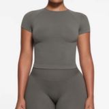 SKIMS Fits Everybody T-Shirt in Gunmetal - Women’s S Photo 0