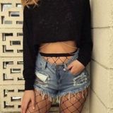 Urban Outfitters Large Gauge Stretch Fishnet Stockings NWOT Photo 0