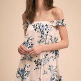 BHLDN Anthropologie  Off Shoulder Floral Dress Photo 0