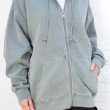 Brandy Melville Zip Up Hoodie Photo 0