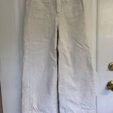 Gap 27 ecru wide leg crop jeans Photo 0