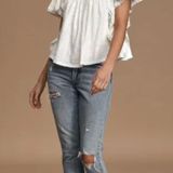Free People LARGE  Le Femme Tee in Ivory BNWTS Photo 0